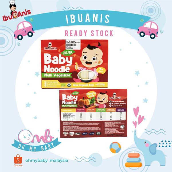 IBUANIS - ORGANIC BABY NOODLE MULTI VEGE