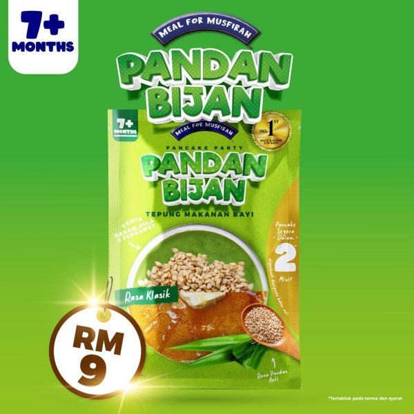 MEAL FOR MUSFIRAH PREMIX - PANDAN BIJAN PANCAKE 100g