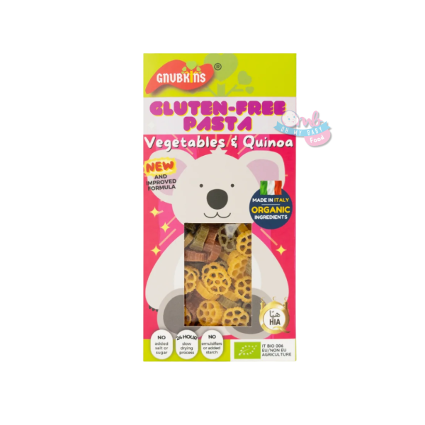 GNUBKINS - VEGETABLE, RICE & QUINOA PASTA [GLUTEN-FREE]