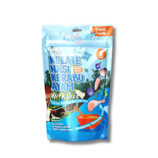 HOKIDO READY TO EAT PORRIDGE - KELATE NASI KERABU AYAM WITH RICE 60g