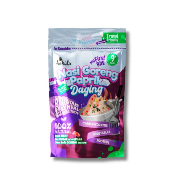 HOKIDO - NASI GORENG PAPRIK DAGING 80g
