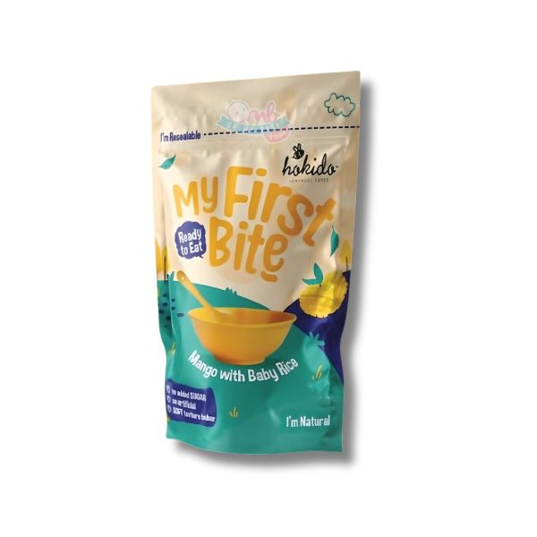 HOKIDO MY FIRST BITE - MANGO WITH BABY RICE 60g