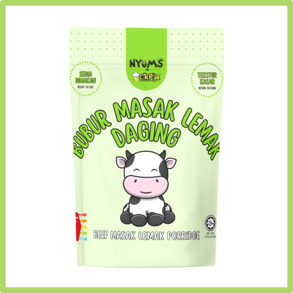 CIK PIJA NYUMS READY TO EAT - BUBUR MASAK LEMAK DAGING 120g