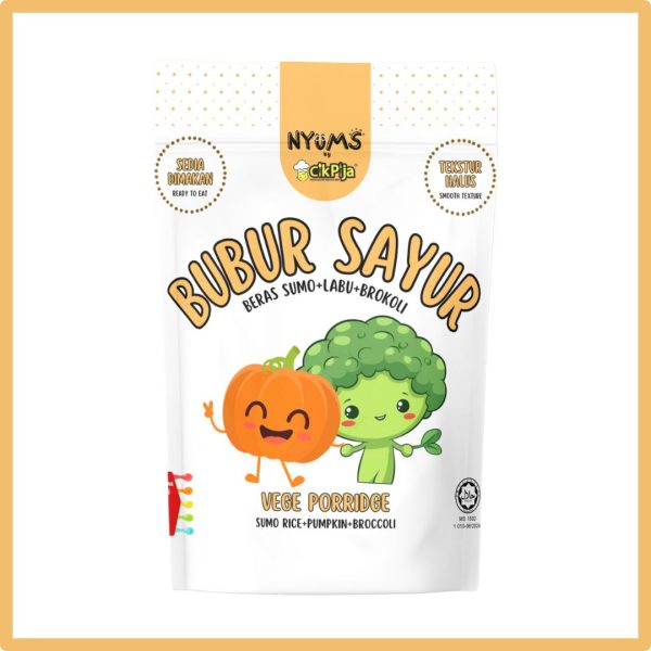 CIK PIJA NYUMS RTE - BUBUR SUMO LABU + BROKOLI 80g