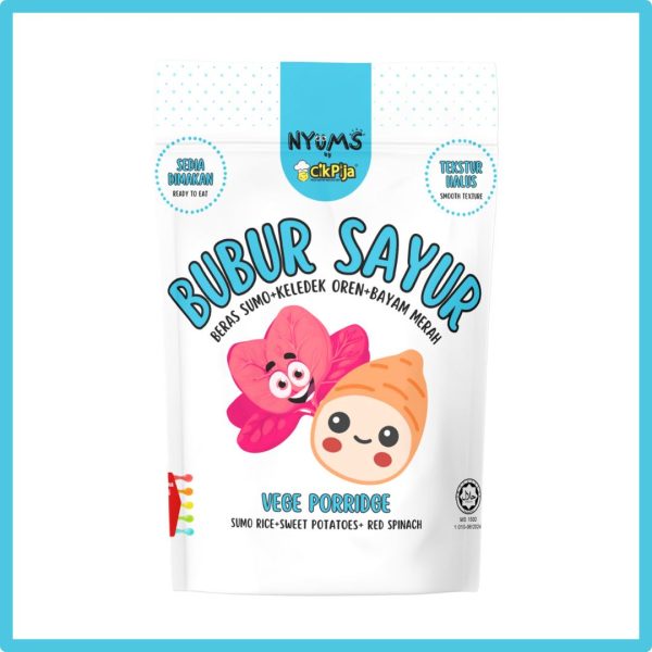 CIK PIJA NYUMS RTE - BUBUR SUMO KELEDEK OREN + BAYAM MERAH 80g
