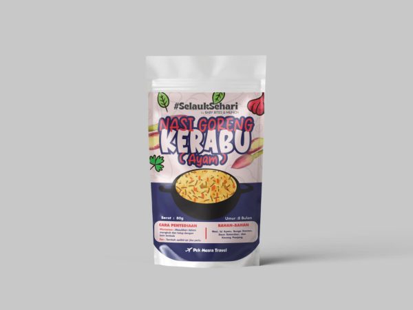 BABYBITESNMUNCH - NASI GORENG KERABU AYAM 80g