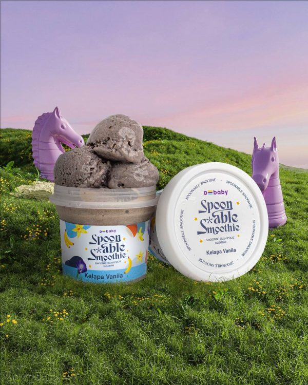DEBABY SMOOTHIES ICE CREAM - KELAPA VANILA 100ml [FROZEN FOOD]