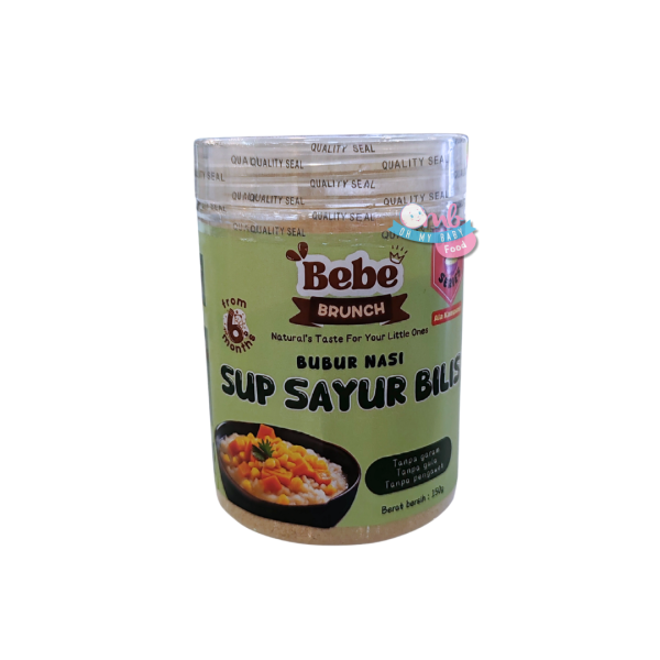 BEBE BRUNCH ALA KAMPUNG SERIES -  BUBUR NASI SUP SAYUR BILIS 150g