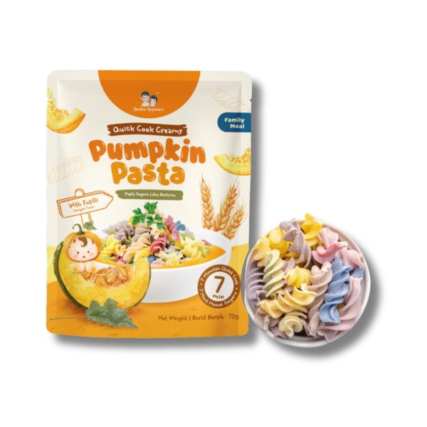 DOUBLE HAPPINESS QUICK COOK CREAMY - PUMPKIN PASTA 70g