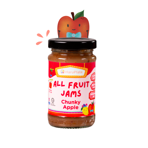 HARUPLATE ALL FRUIT JAMS - CHUNKY APPLE JAM