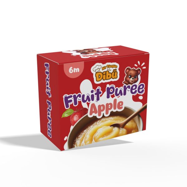 AIR TANGAN DIBU - FRUIT PUREE APPLE (1ozx6tubs) [FROZEN FOOD]