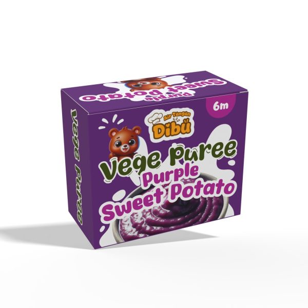 AIR TANGAN DIBU - VEGE PUREE SWEET POTATO (1ozx6tubs) [FROZEN FOOD]
