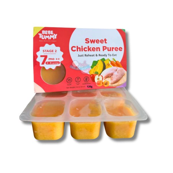 BEBETUMMY STAGE 2 - SWEET CHICKEN PUREE 120g [FROZEN FOOD]