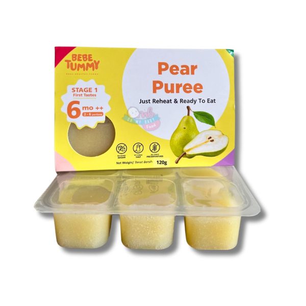 BEBETUMMY STAGE 1 - PEAR PUREE 120g [FROZEN FOOD]