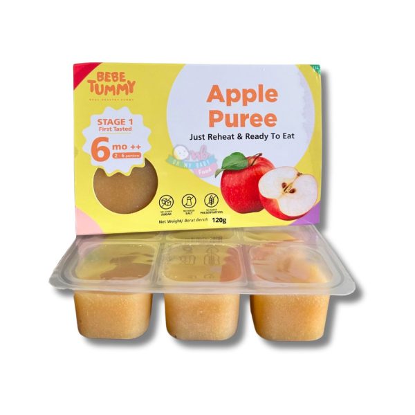 BEBETUMMY STAGE 1 - APPLE PUREE 120g [FROZEN FOOD]