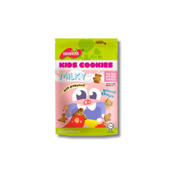 GNUBKINS PREBIOTIC KIDS COOKIES - MILKY 40g [Mini Pack]