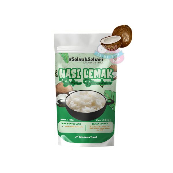 BABYBITESNMUNCH RTE - NASI LEMAK 80g