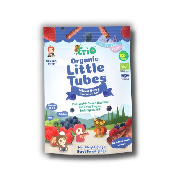 ERIO ORGANIC LITTLE TUBES - MIXED BERRY 30g
