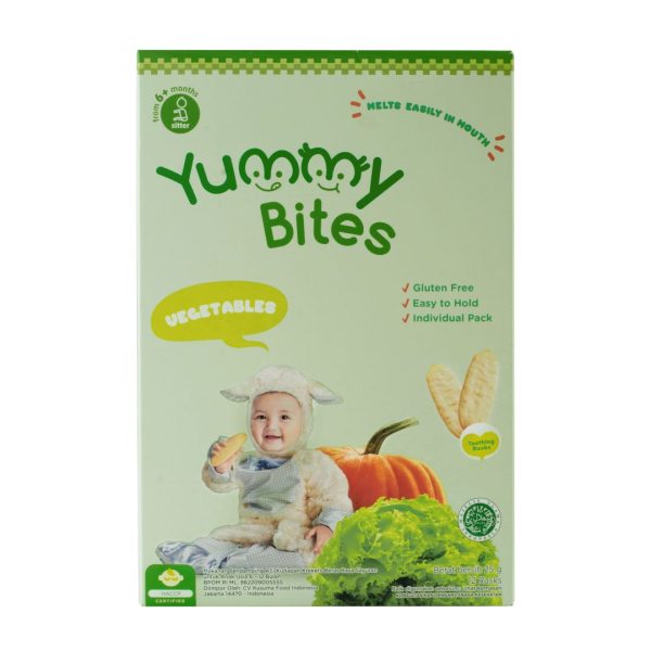 YUMMY BITES CRACKERS - VEGETABLE 25g