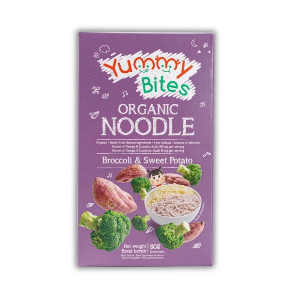YUMMY BITES ORGANIC NOODLE - BROCCOLI & SWEET POTATO 80g