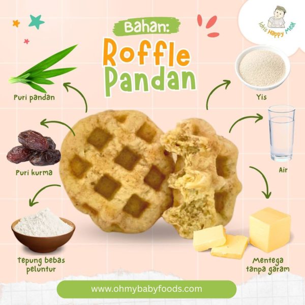 IDRISHAPPYMEAL - ROFFLE PANDAN 6pcs