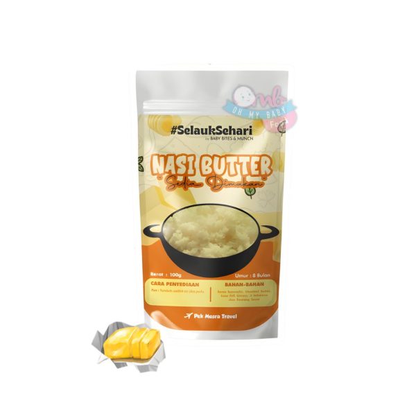 BABYBITESNMUNCH RTE - NASI BUTTER 80g