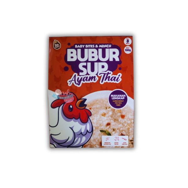 BABYBITESNMUNCH BBM RTE - BUBUR SUP AYAM THAI 120g