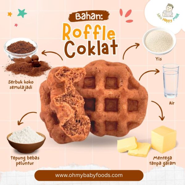 IDRISHAPPYMEAL - ROFFLE COKLAT 6pcs