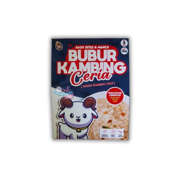 BABYBITESNMUNCH BBM RTE - BUBUR KAMBING CERIA 120g