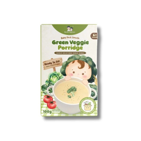 DOUBLE HAPPINESS PORRIDGE - GREEN VEGGIE 100g