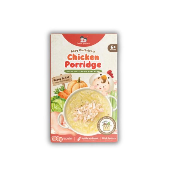 DOUBLE HAPPINESS MULTIGRAIN PORRIDGE - CHICKEN 150g