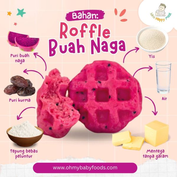IDRISHAPPYMEAL - ROFFLE BUAH NAGA 6pcs