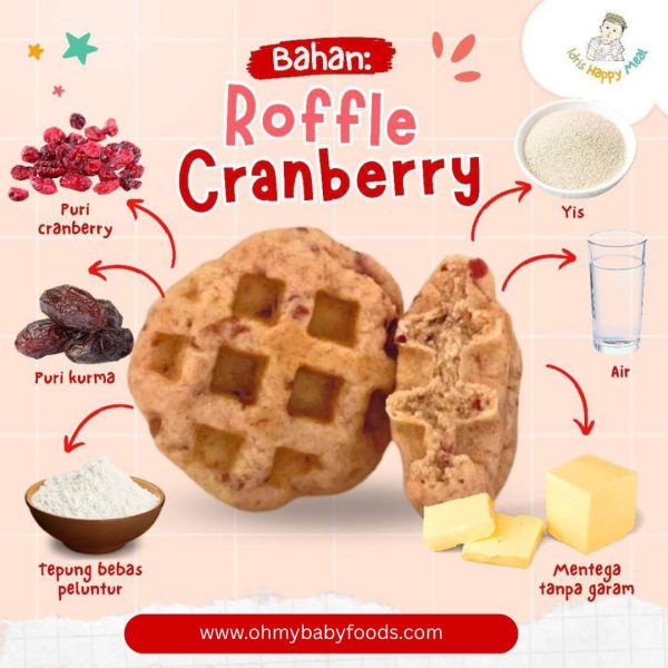 IDRISHAPPYMEAL - ROFFLE CRANBERRY 6pcs