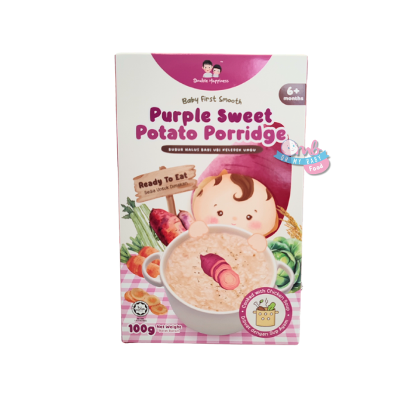 DOUBLE HAPPINESS PORRIDGE - PURPLE SWEET POTATO PORRIDGE 100g