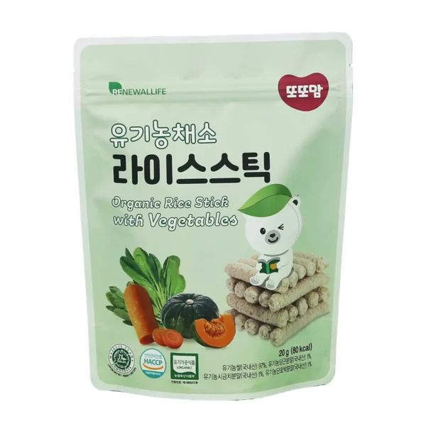RENEWALLIFE DDODDOMAM ORGANIC RICE STICK - VEGETABLE [HALAL]
