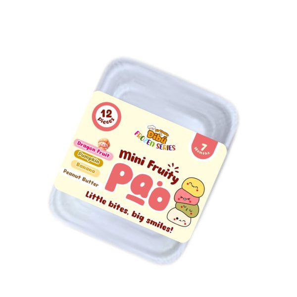 AIR TANGAN DIBU - MINI FRUITY PAO 12pcs [FROZEN FOOD]