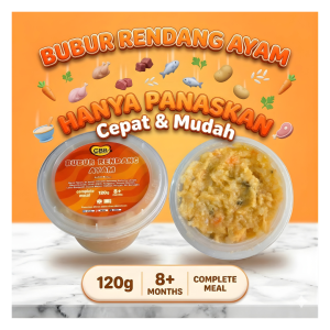 CBB @ COOK BY BONDA – BUBUR RENDANG AYAM 120g [FROZEN FOOD]