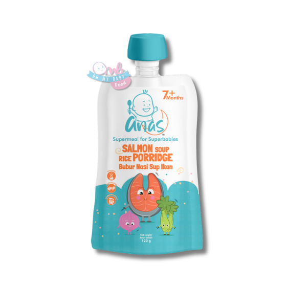 ANAS - SALMON SOUP RICE PORRIDGE 120g