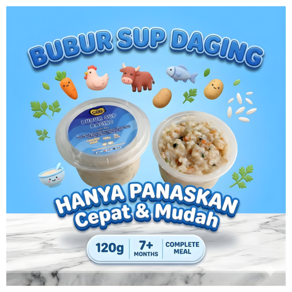 CBB @ COOK BY BONDA – BUBUR SUP DAGING 120g [FROZEN FOOD]