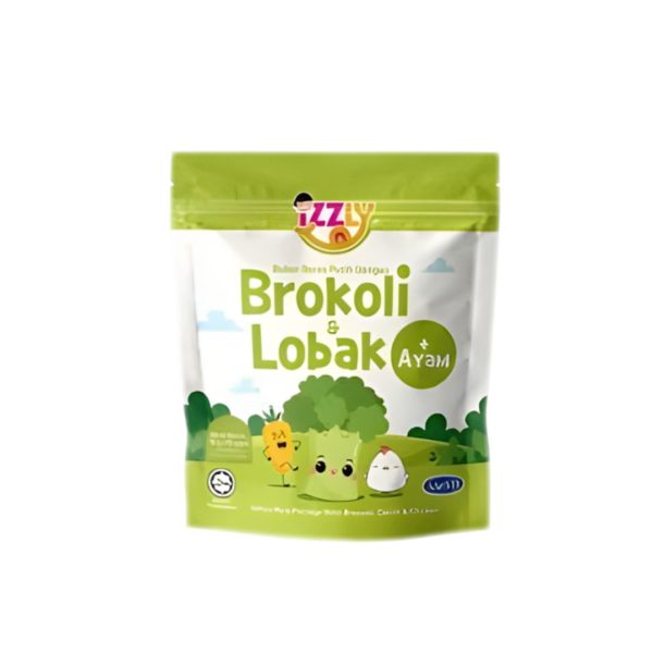 IZZLY - BROKOLI & LOBAK + AYAM (10SACHET)