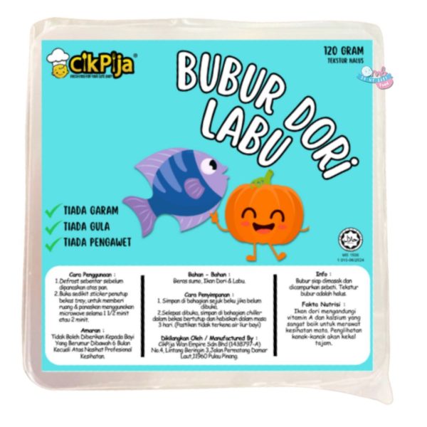 CIK PIJA - BUBUR DORI LABU 120g [FROZEN FOOD]