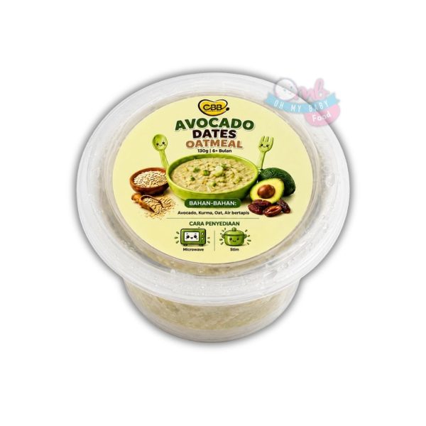 CBB @ COOK BY BONDA DESSERT – AVOCADO DATES OATMEAL [FROZEN FOOD]