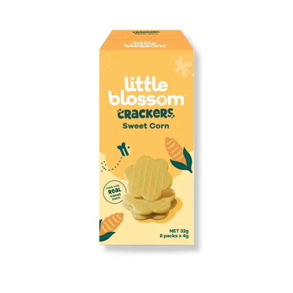 LITTLE BLOSSOM CRACKER - SWEET CORN (8 PACKS)
